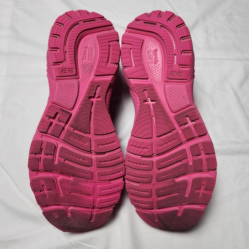 Brooks Womens 11.5 Adrenaline GTS 22 Pink - Picture 7 of 8